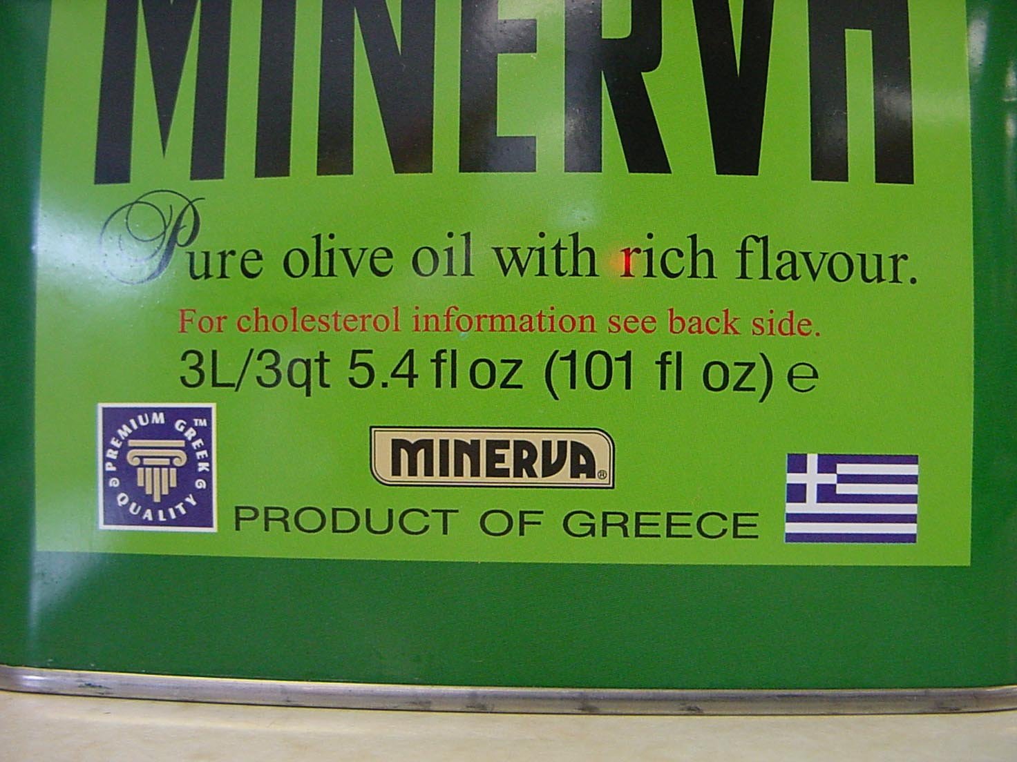 Greek Olive Oil (All Natural) 3 Liter Can_AB