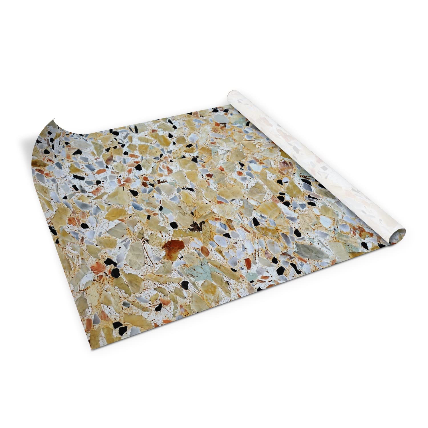 Film adhésif pour meubles terrazzo 100x50 cm pour relooker une commode