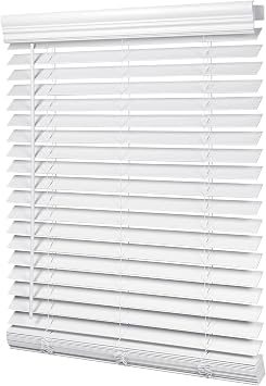 LazBlinds 2 Faux Wood Horizontal Blinds for Window 23 W x 36 H