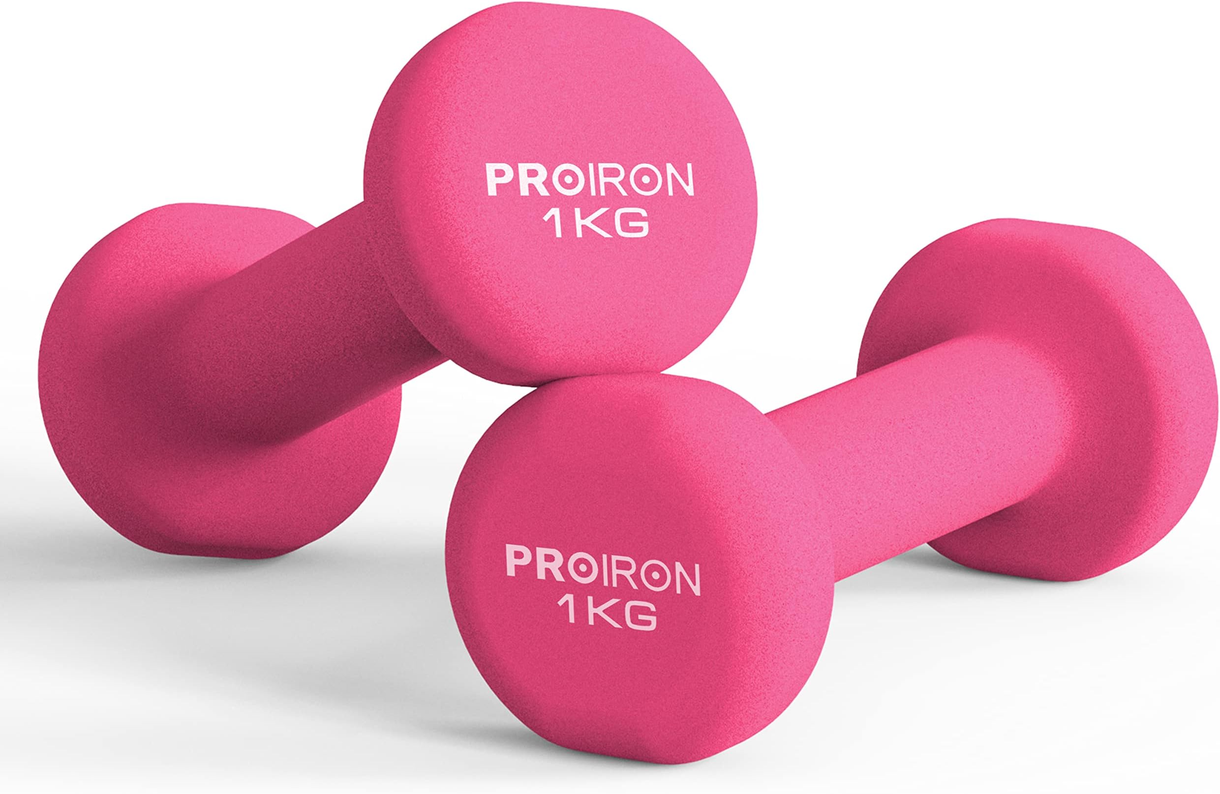 – PROIRON Neoprene Dumbbells Weights Exercise & Fitness Dumbbells in 1kg 1.5kg 2kg 3kg 4kg 5kg 8kg 10kg Pair