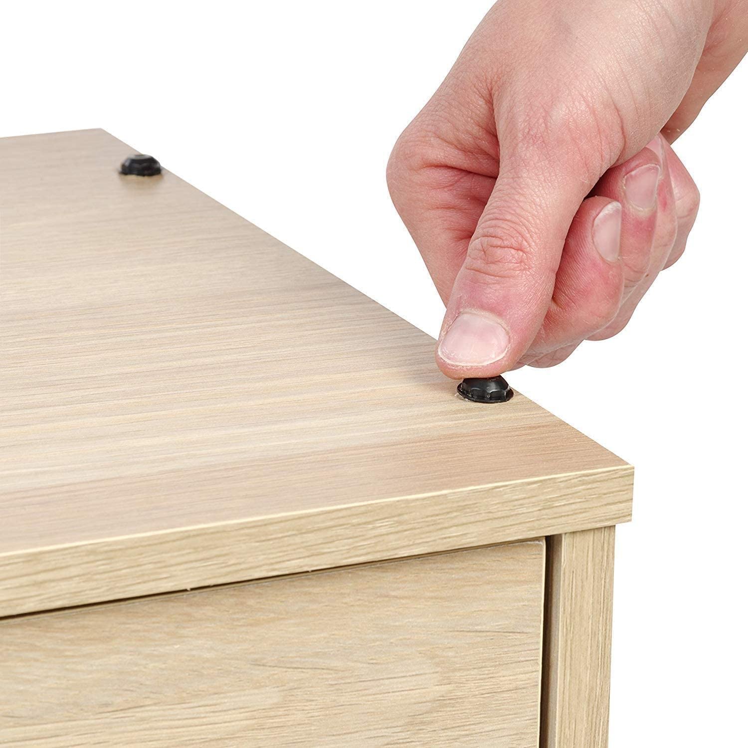 Iris Ohyama, Étagère, Meuble, Cube de Rangement, Petit Meuble de Rangement, Meuble d'appoint,Porte avec Clips, Empilable, Solide, Bureau, Chambre, Salon - QR Box with Door - QR-34D- Marron Clair