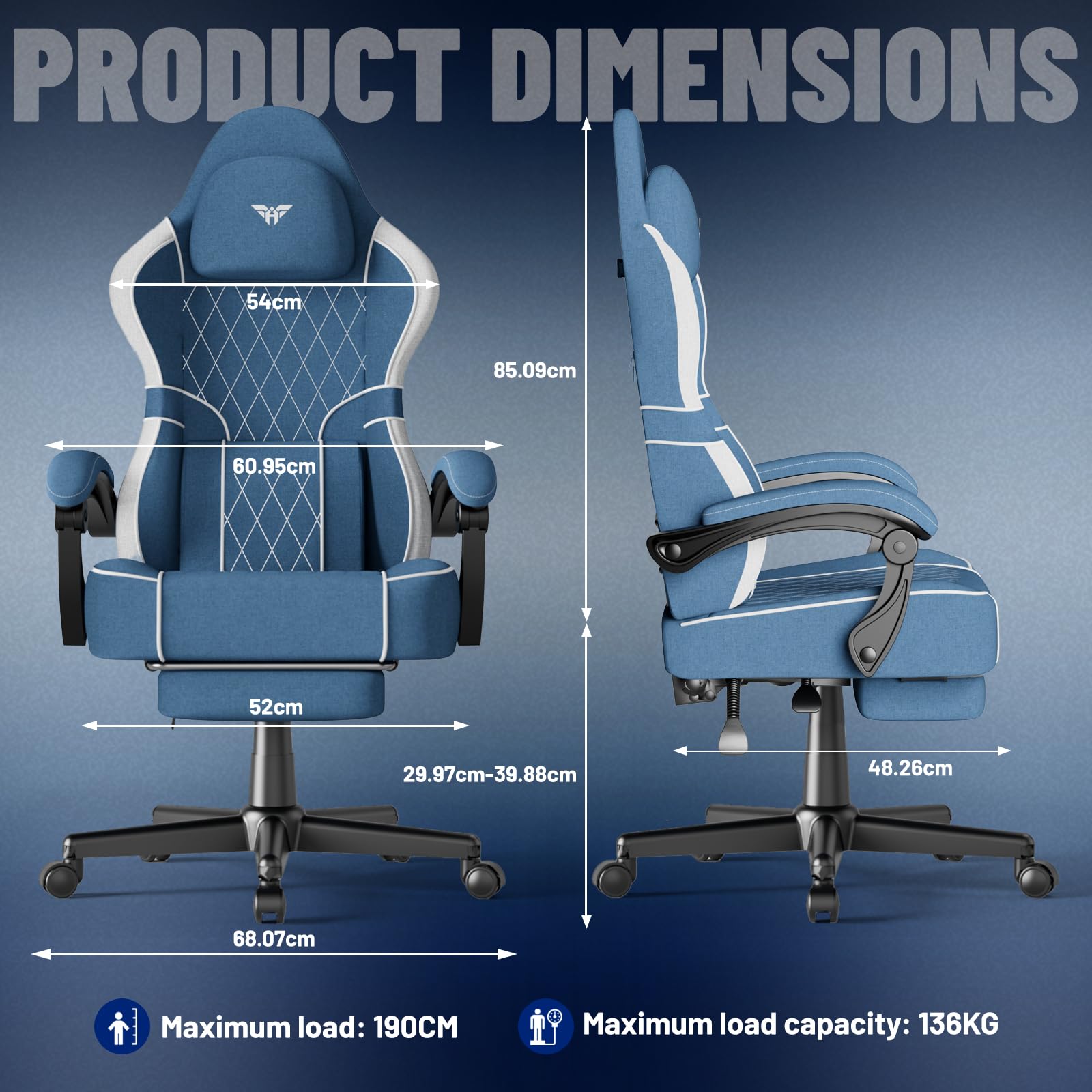 Soontrans Chaise Gaming Massante, Fauteuil Gamer Ergonomique avec Support Lombaire Réglable Massage par Vibrations & Repose-Pied & Appui-tête, Cuir Rembourré, Chaise Gamer pour Youtube Xbox (Vert Soontrans Chaise Gaming Massante, Fauteuil Gamer Ergonomique avec Support Lombaire Réglable Massage par Vibrations & Repose-Pied & Appui-tête, Cuir Rembourré, Chaise Gamer pour Youtube Xbox (Vert