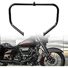 XFMT Black Motorcycle Engine Guard Highway Crash Bar for Harley Touring Road King Street Glide 2009-2024
