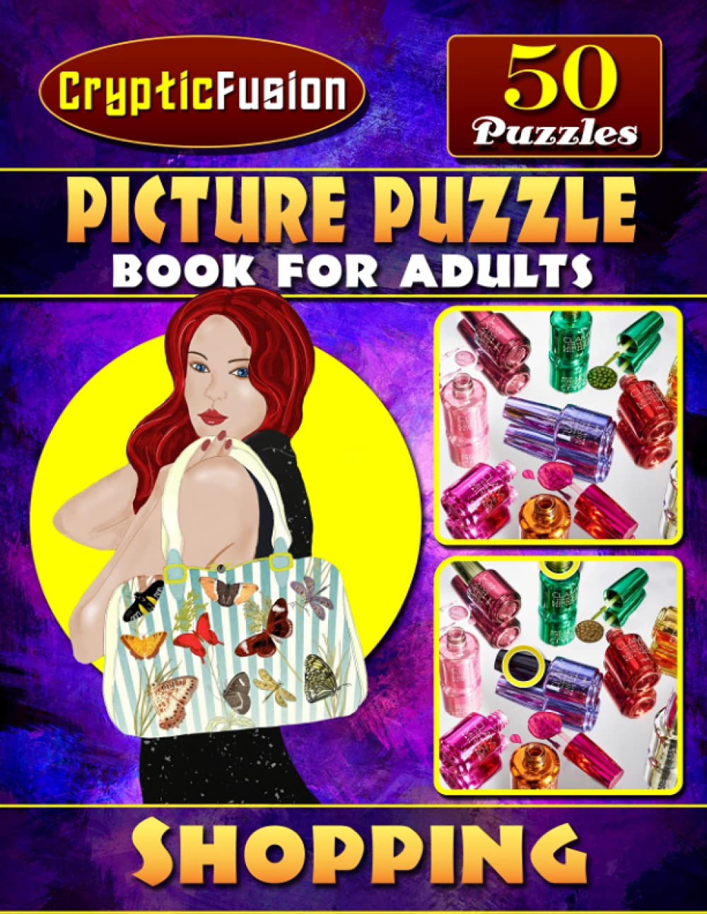 Picture Puzzle Book for Adults - Shopping: Compare Pictures Book. Fun Spot the Difference Puzzles (Picture Puzzle Books)