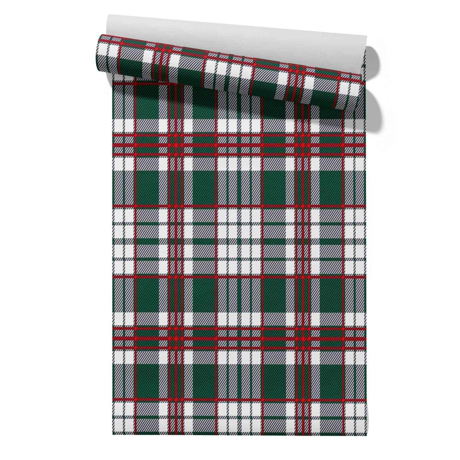 Cevan Style 14 London Wallpaper Roll Covering Indoor Grid Texture Modern Individuality Living Room Feature Easy Green Kitchen Backsplash Peel And Stick Wallpaper 45X500cm