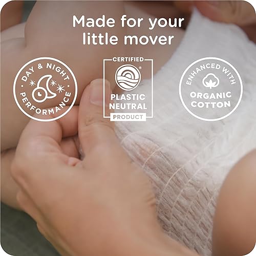 Miniatura 3 de SmartyPants - Pañales estilo dominadas, seguros y a base de plantas, verificados por EWG, cintura acolchada 360, súper absorbentes para protección