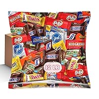 Vista 4 de Paquete de variedad de chocolates surtidos - Surtido de chocolates de fiesta envueltos individualmente (2 LB)