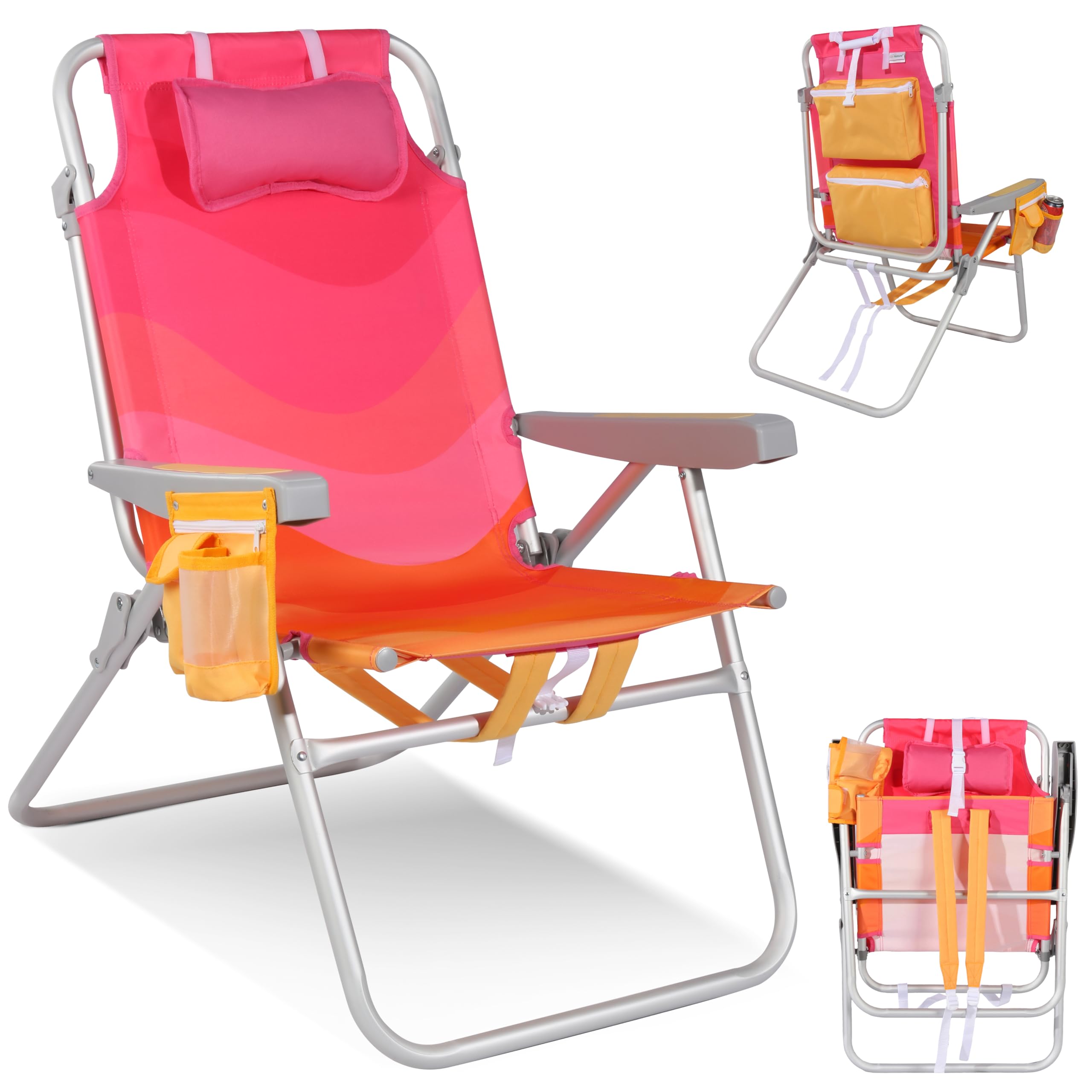 Join Nature Beach Chair Sunset Glow