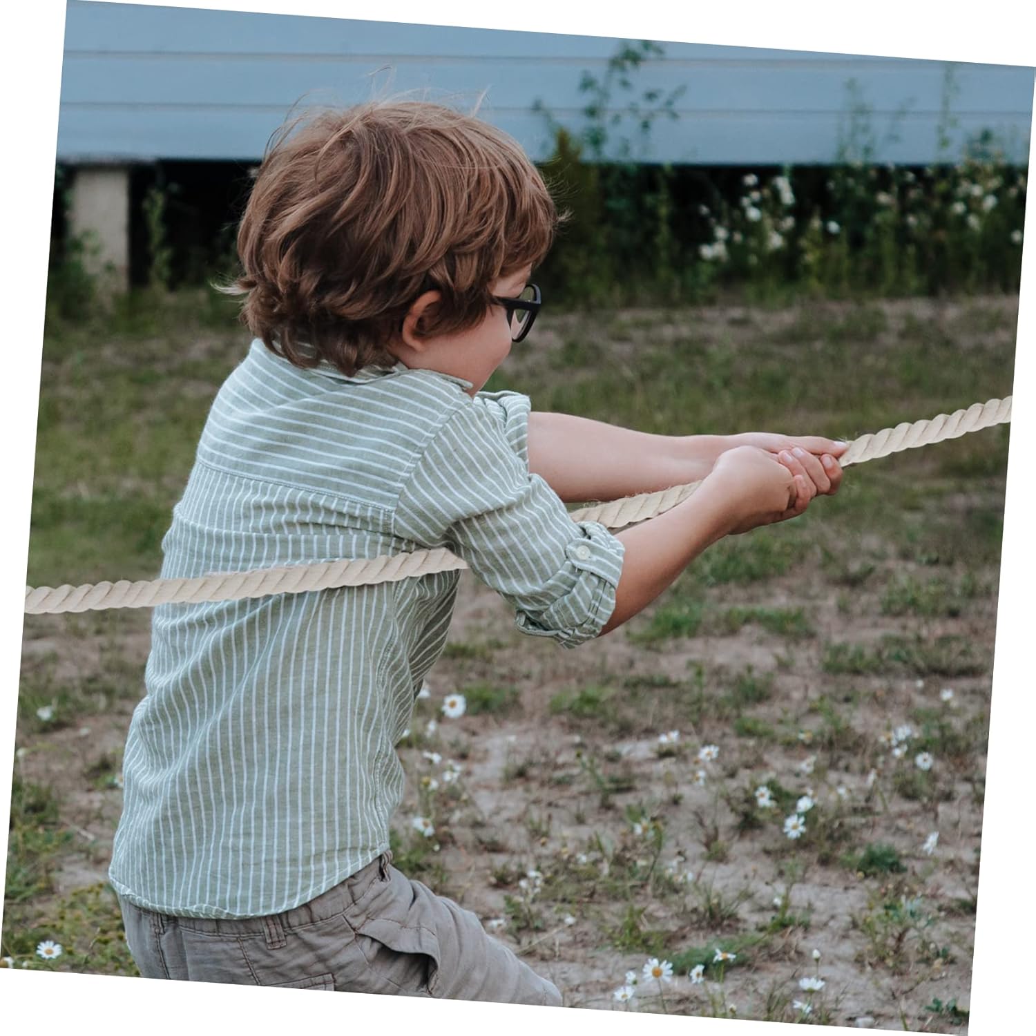 UPKOCH Tug of War Rope Thick Pulling Rope Fun Competition Tug Rope Tug Game Rope Garden Family Heavy Duty for