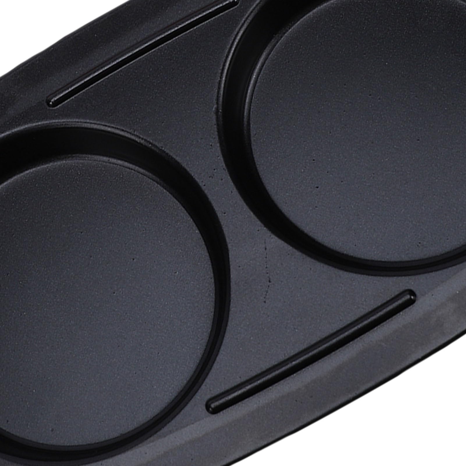 Luocute Cuociuova per Microonde, Rivestimento Antiaderente con Manico Rimovibile e Coperchio in Silicone Resistente Al Calore, Lavabile in Lavastoviglie per Uova Soffici, Carne Tenera