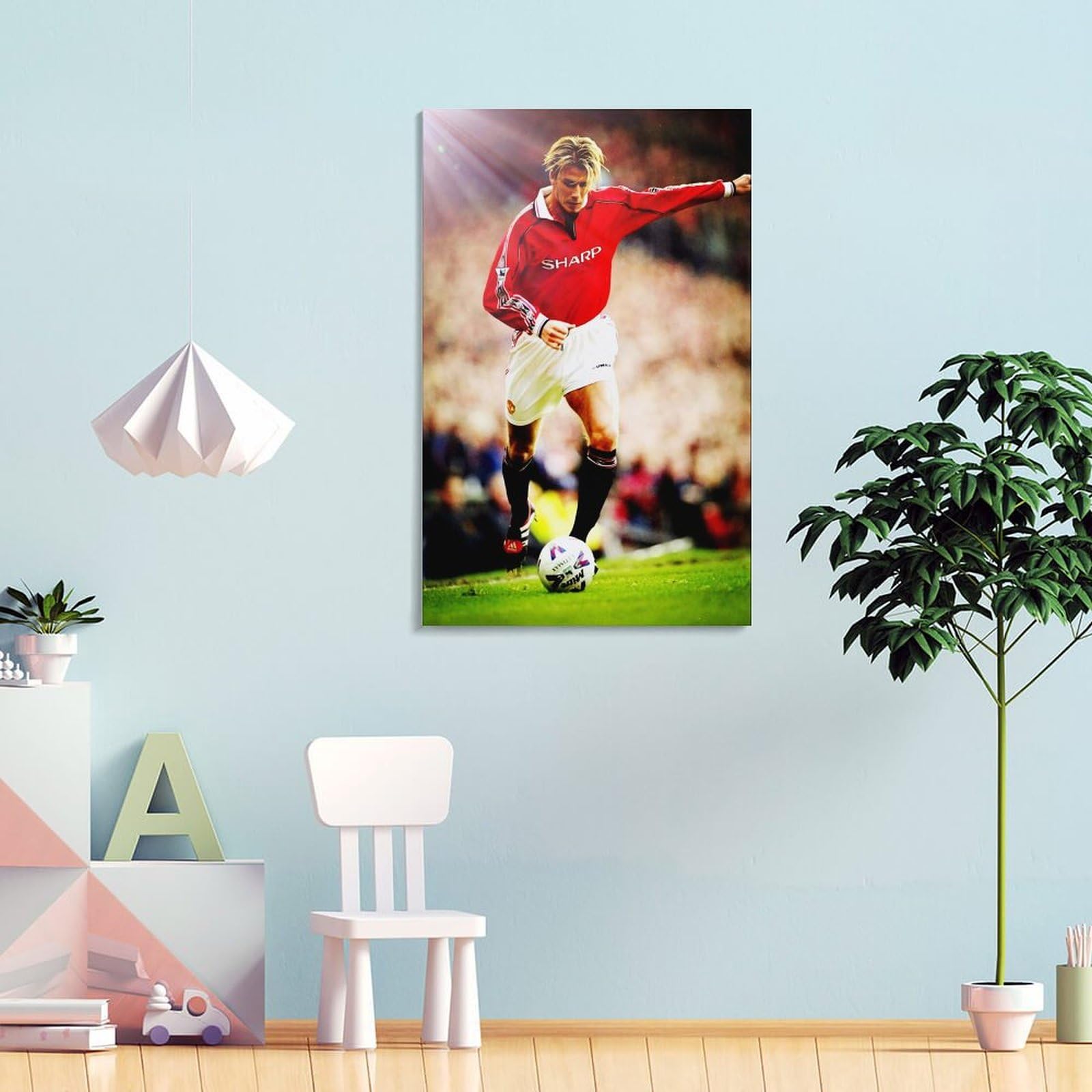 ベッカム 等身大ポスター　レアルマドリード　新品 ベッカム 等身大ポスター レアルマドリード 新品 ベッカム 等身