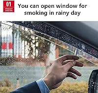 Vista 5 de Deflector de ventana lateral, para Cadillac CT4 2020-2022, viseras de ventana, protección contra la lluvia, deflector de toldo, protector contra