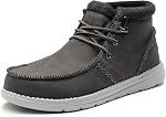 Bruno Marc Men's Slip-on Winter Snow Boots Loafers Casual Dress Chukka Ankle Booties