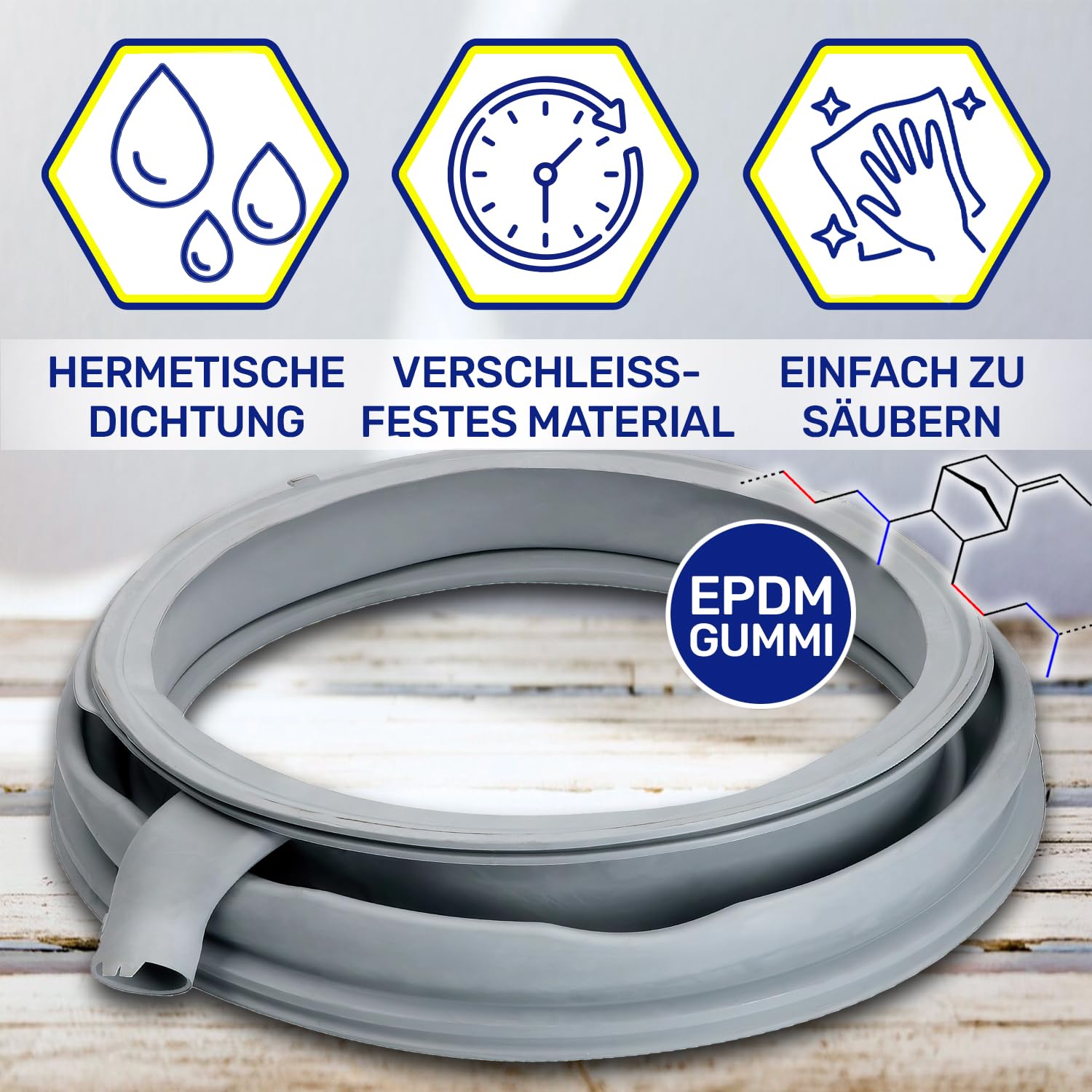 Türdichtung für Waschmaschine 400x310x85 mm mit dem Originalcode 00680768 680768 00680769 680769 00772653 00772658 für Bosch für Siemens - Garantie 10 Jahre - MONTERAL