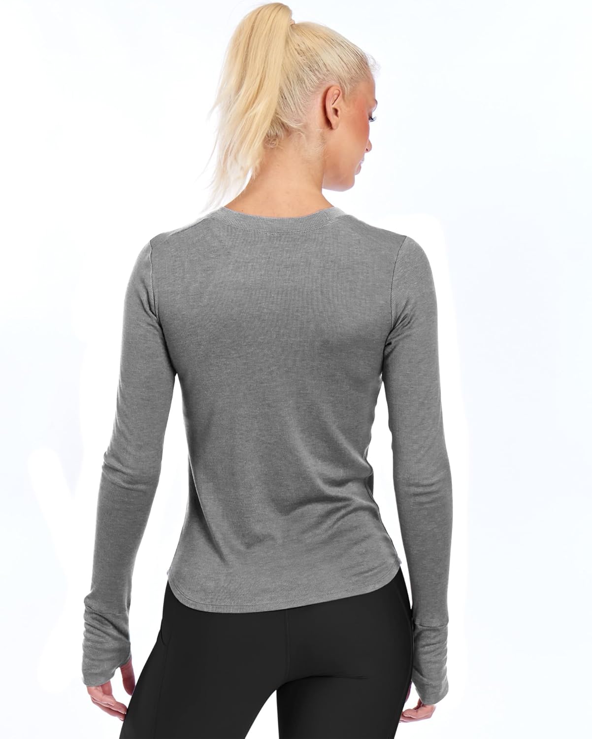 CERTO ​NHL Detroit Red Wings Women's Long Sleeve Bodycon Shirt, Slim Fit Crewneck Tee, Officially Licensed Fan Apparel, X-Large - Image 3