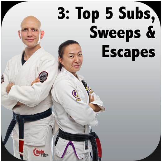 How to Defeat the Bigger, Stronger Opponent with Brazilian Jiu-Jitsu Vol 3; Top 5 BJJ Submissions, Sweeps and Pin Escapes