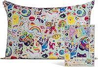 Vista 36 de Lisa Frank x Kitsch - Funda de almohada de satén con cremallera para cabello y piel, más suave que las fundas de almohada de seda, funda de almohada