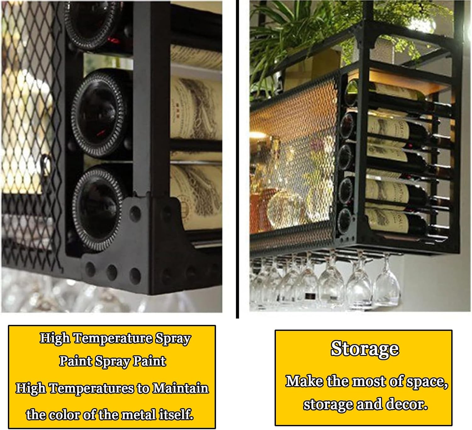 ハンギングストレージ ブラック Amazon｜八番屋 ハンギングボックス A4対応 ハンギングラック