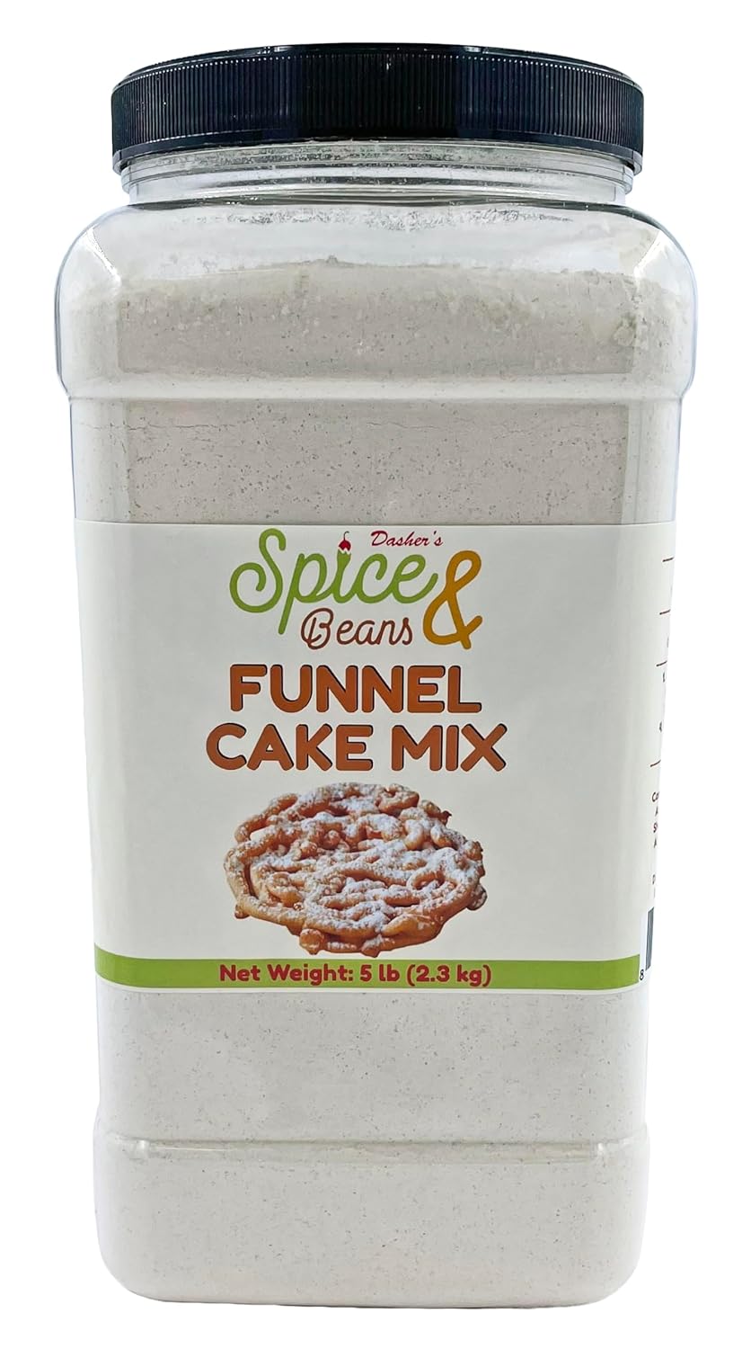 Funnel Cake Mix By Dasher's Spice & Beans | Made In America | 5 lb