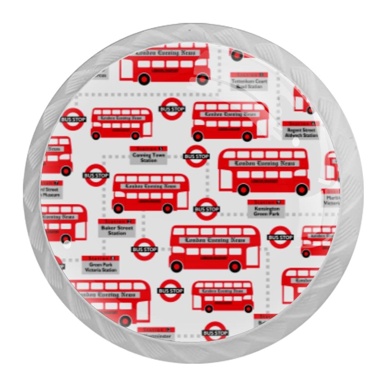 Tqmspg London Red Bus Pattern