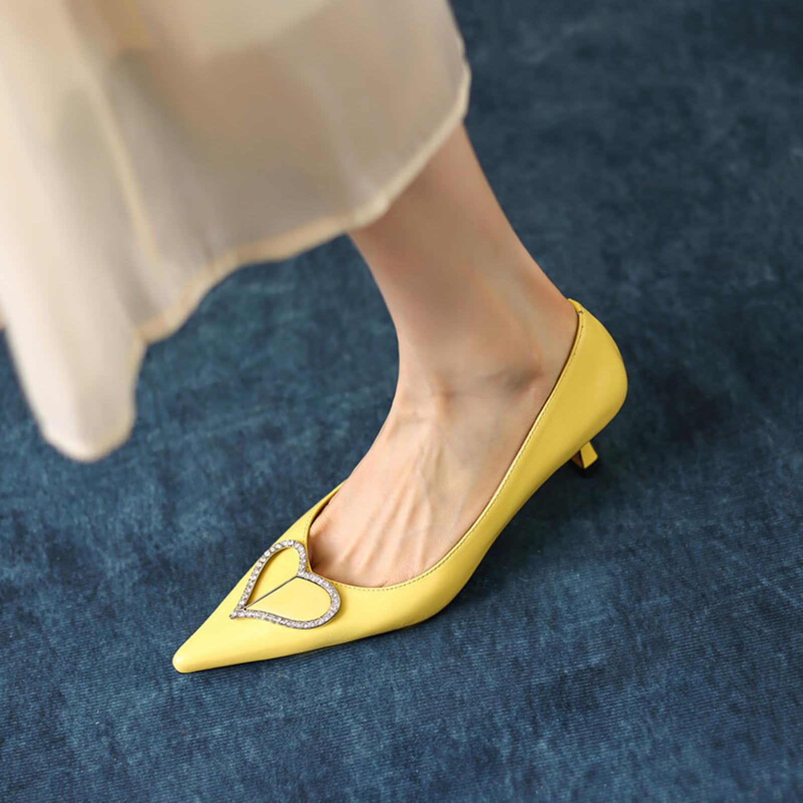 Tacchi Alti a Punta 5.5 CM Stiletto da Donna Abito da Sposa Party High Heels