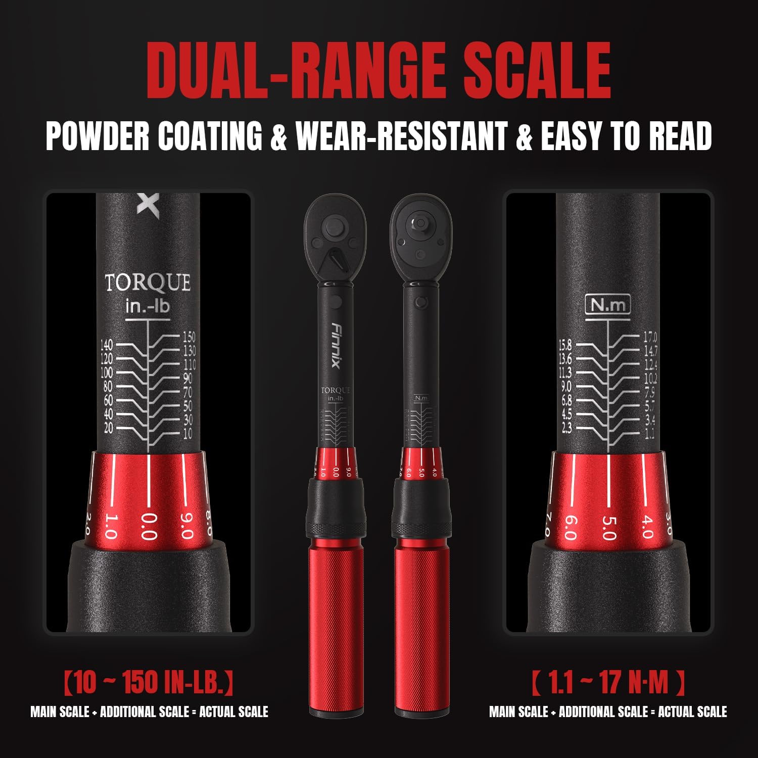 Torque Wrench Matework 50PCS Inch Pound Set, 1/4