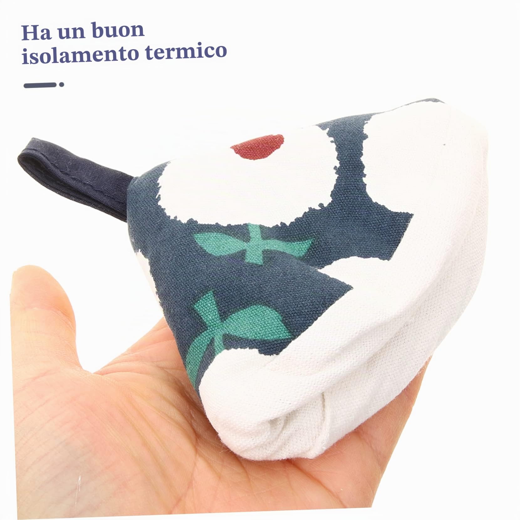4Pezzi Copertura Maniglie Triangolari Termoresistenti Presine Scottature per Coperchi e Pomelli Gadget per Protezione Maniglie Calde