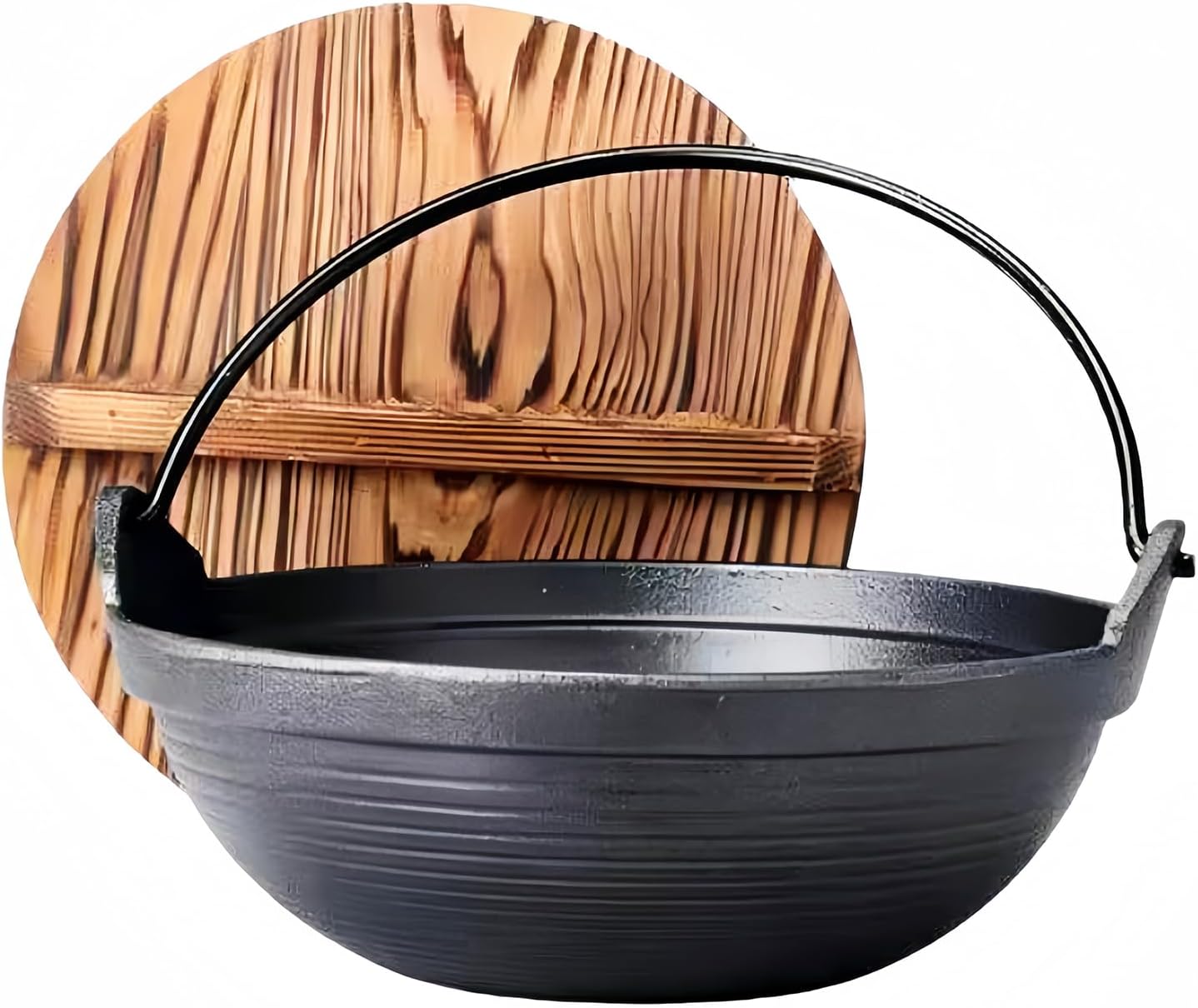 手作り菊地保寿堂 釜すき鍋 天皇陛下 皇后陛下御買上 南部鉄 山形鋳物