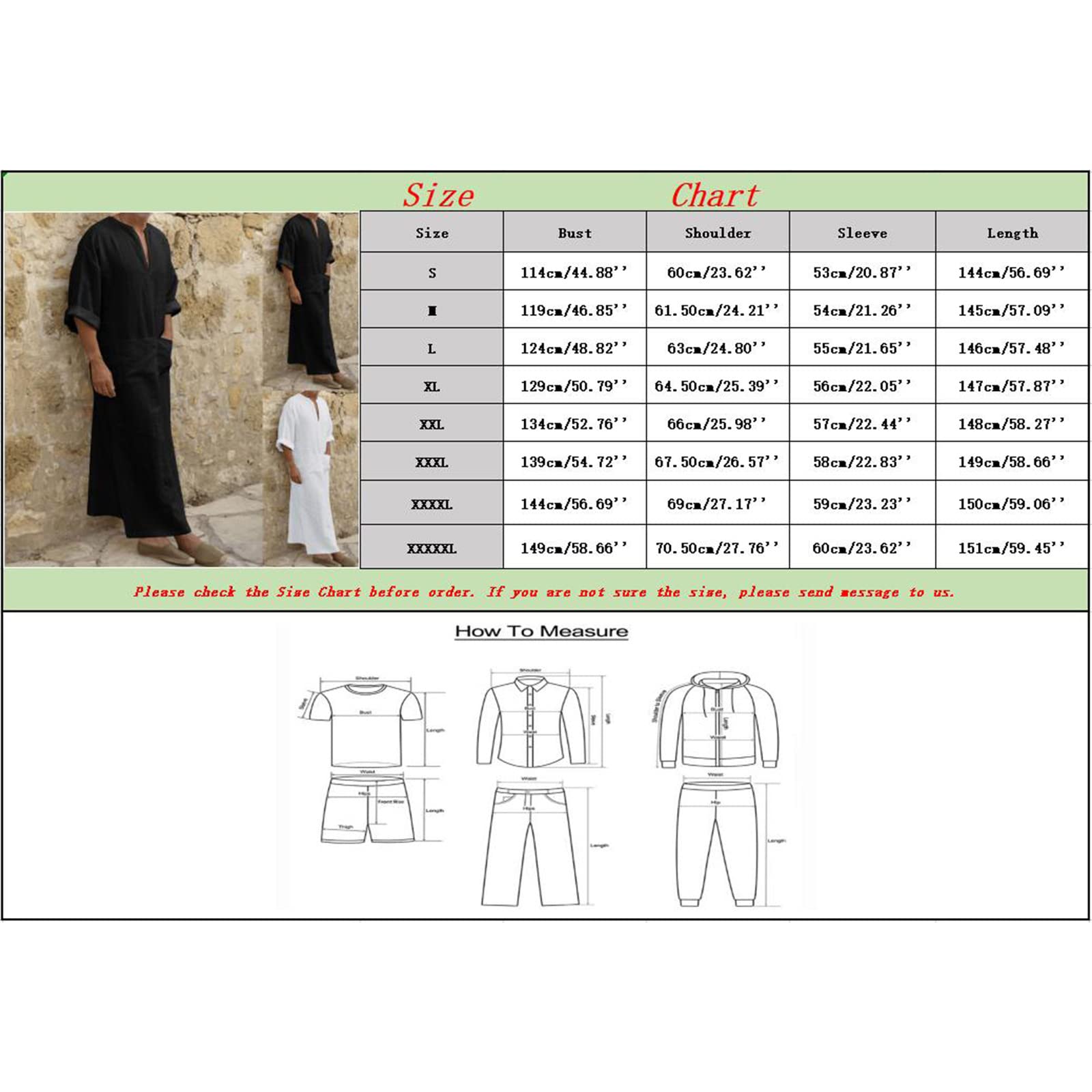Caftán Árabe Musulmán para Hombres - Abaya Afgana de Algodón y Lino - Ropa de Oración Islámica Fresca para Verano - Jilbab Túnica