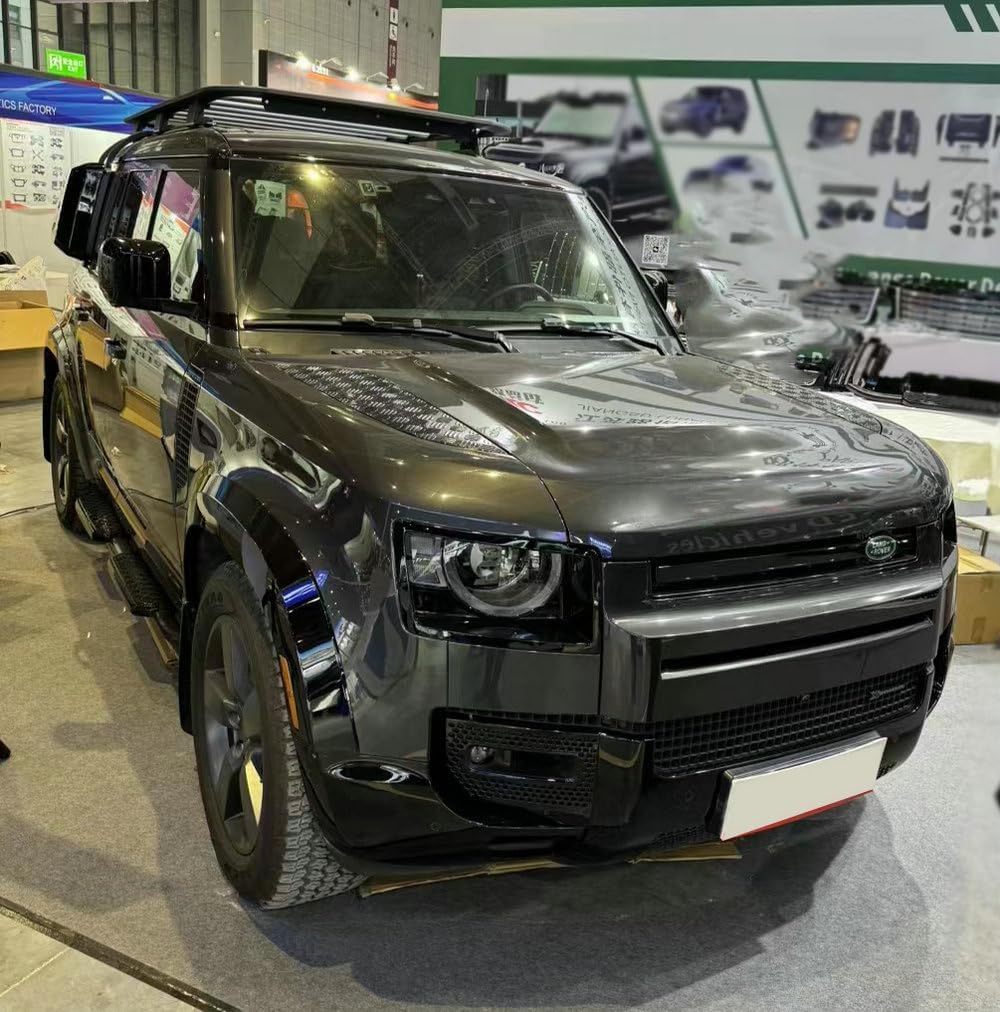 FTAPACCE 2PCS Aluminum Side Steps Running Boards Nerf Bars Fits for Land Rover Defender 110 130 4 Door L851 2020-2025