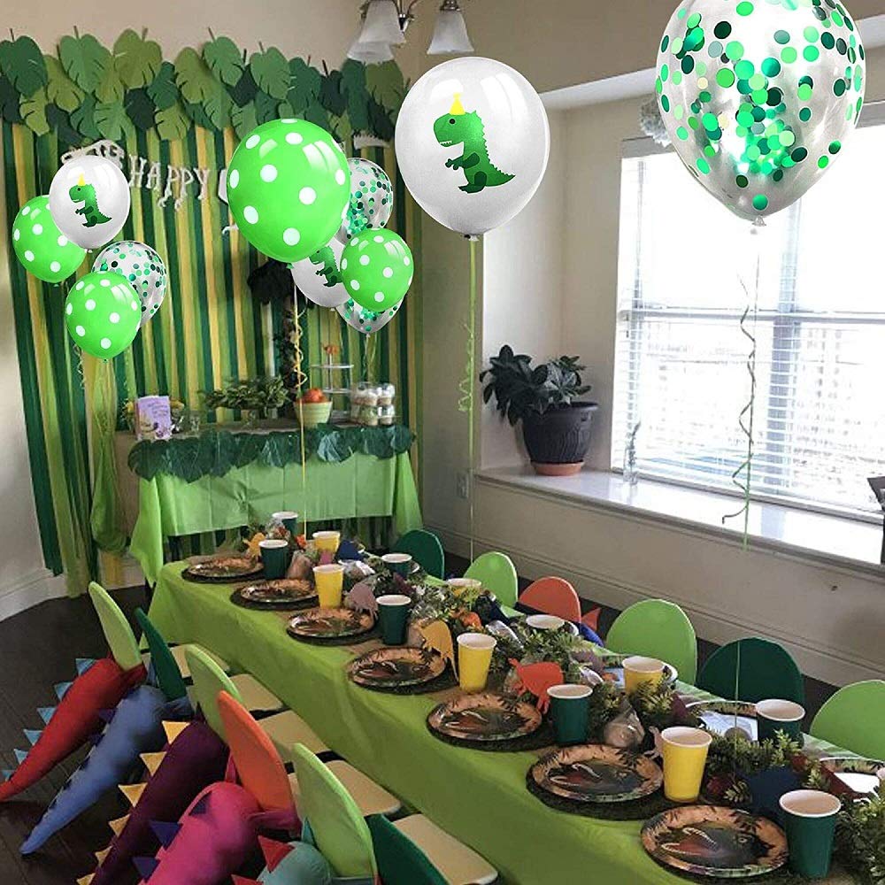 Buy Dinosaurs Birthday Party Decorations 30pcs 12 Inch Green Dinosaur