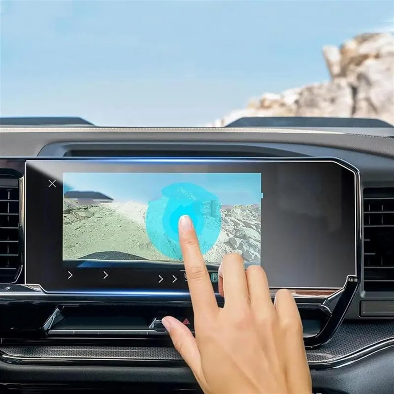 コックピット保護フィルム Compatible With Gmc For Sierra 1500 Sle Slt 2022 2023