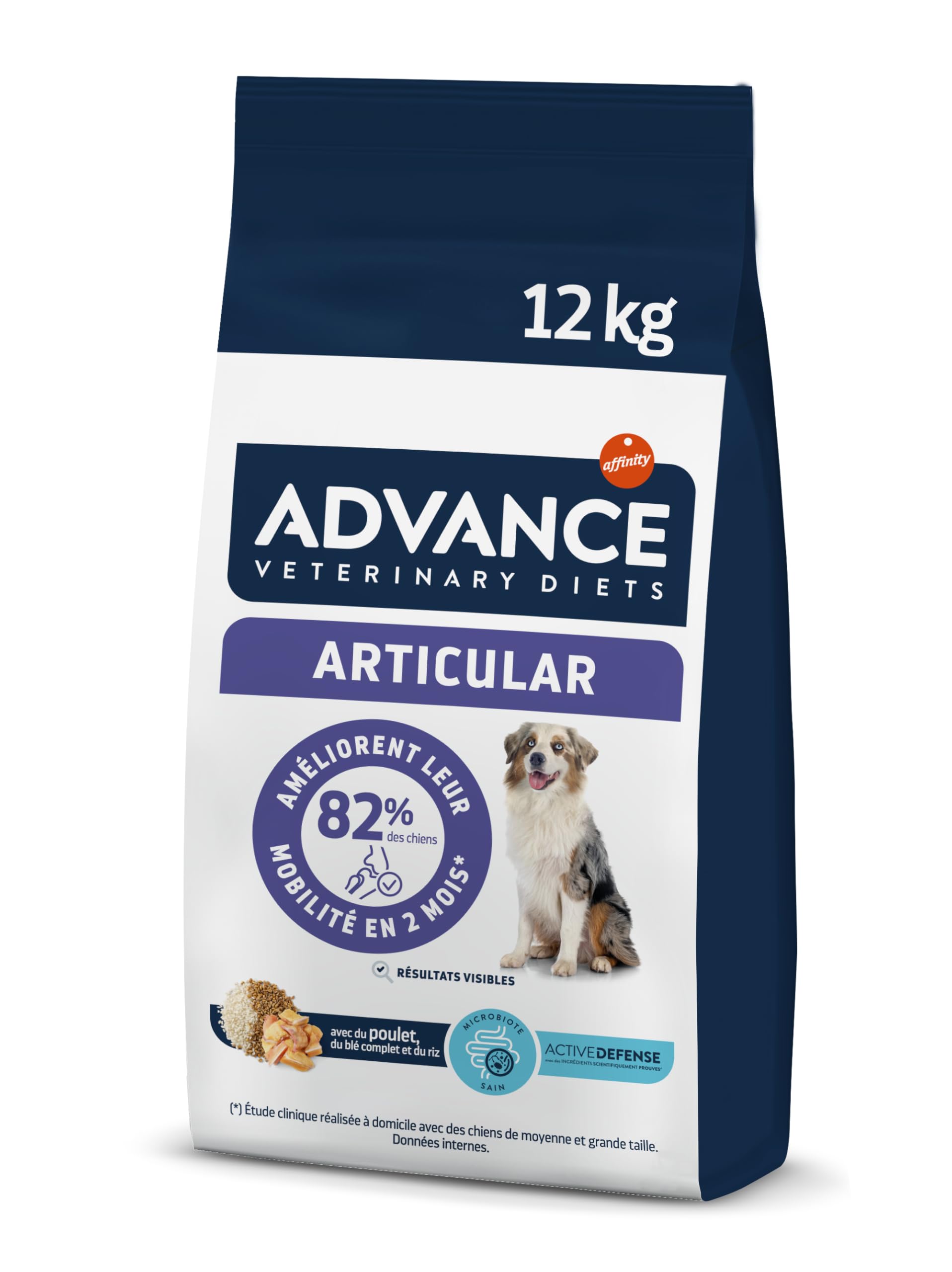 Advance Veterinary Diets Articular Care - Croquettes pour Chiens avec des Problèmes articulaires - 12kg