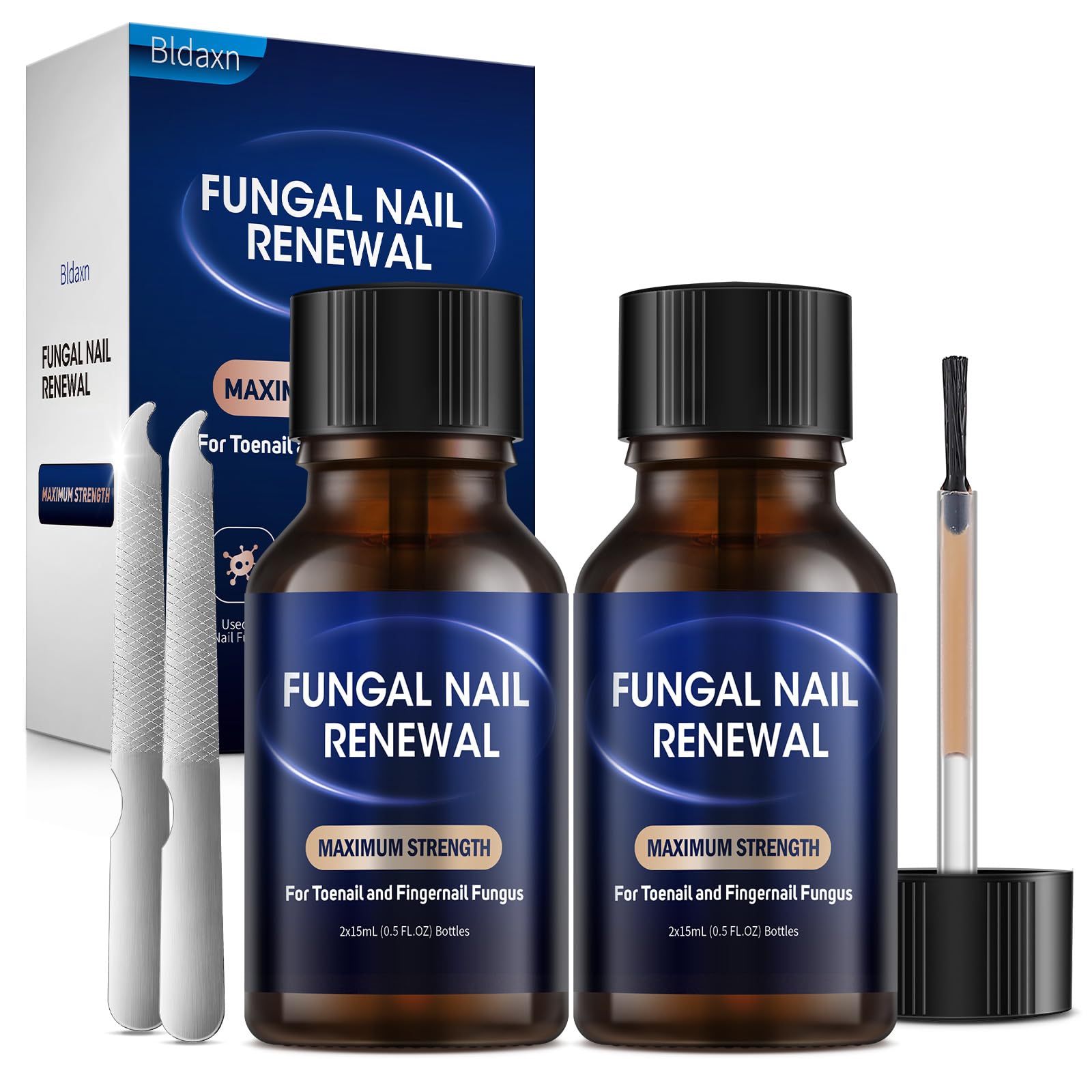 Toe Nail Fungus Renewal, 2-Pack Toenail Fungus Renewal, Fast Acting For Thick, Discolored, Broken & Damaged Toe & Finger Nail