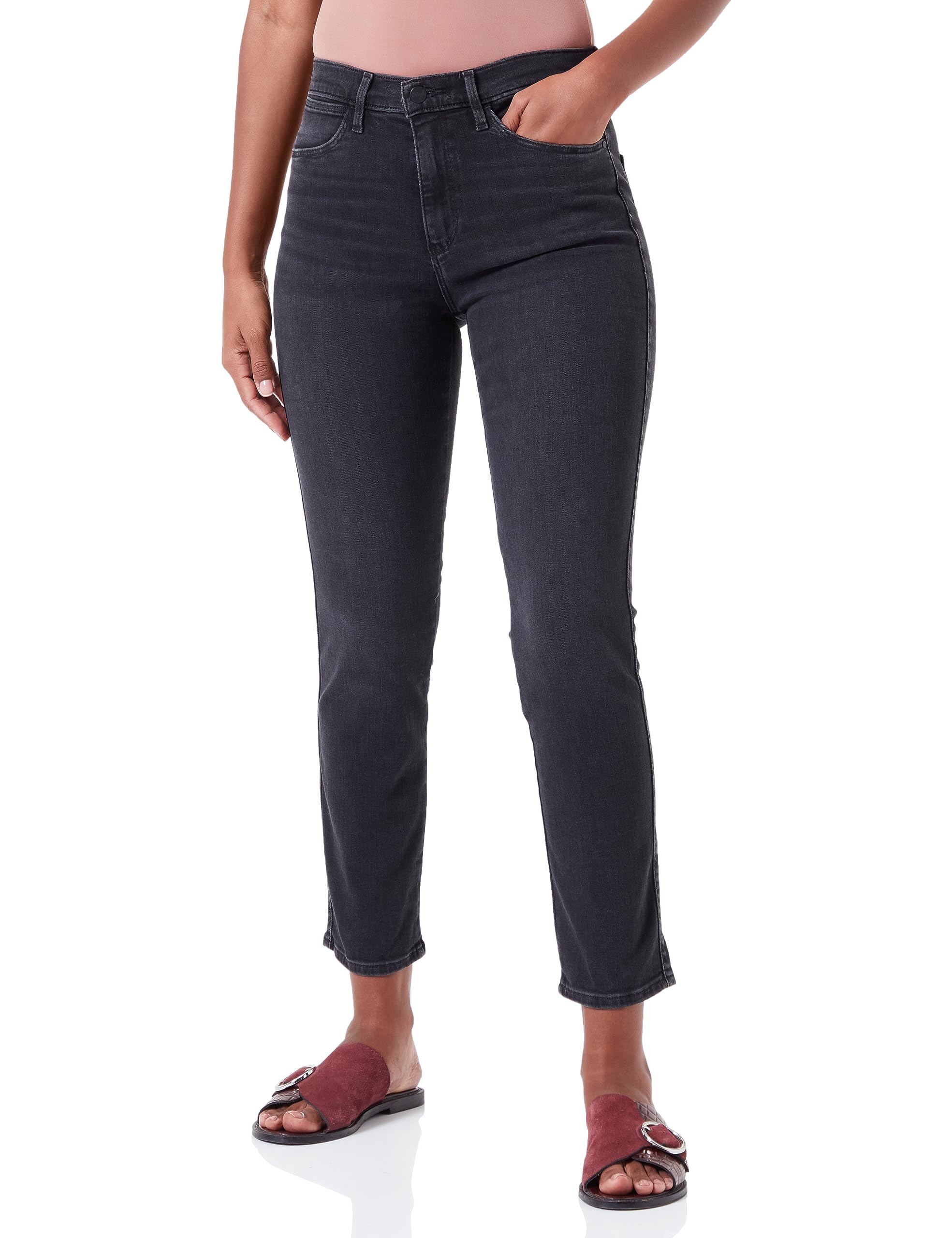 Wrangler Women's Slim Jeans, Midnight, 30W / 34L