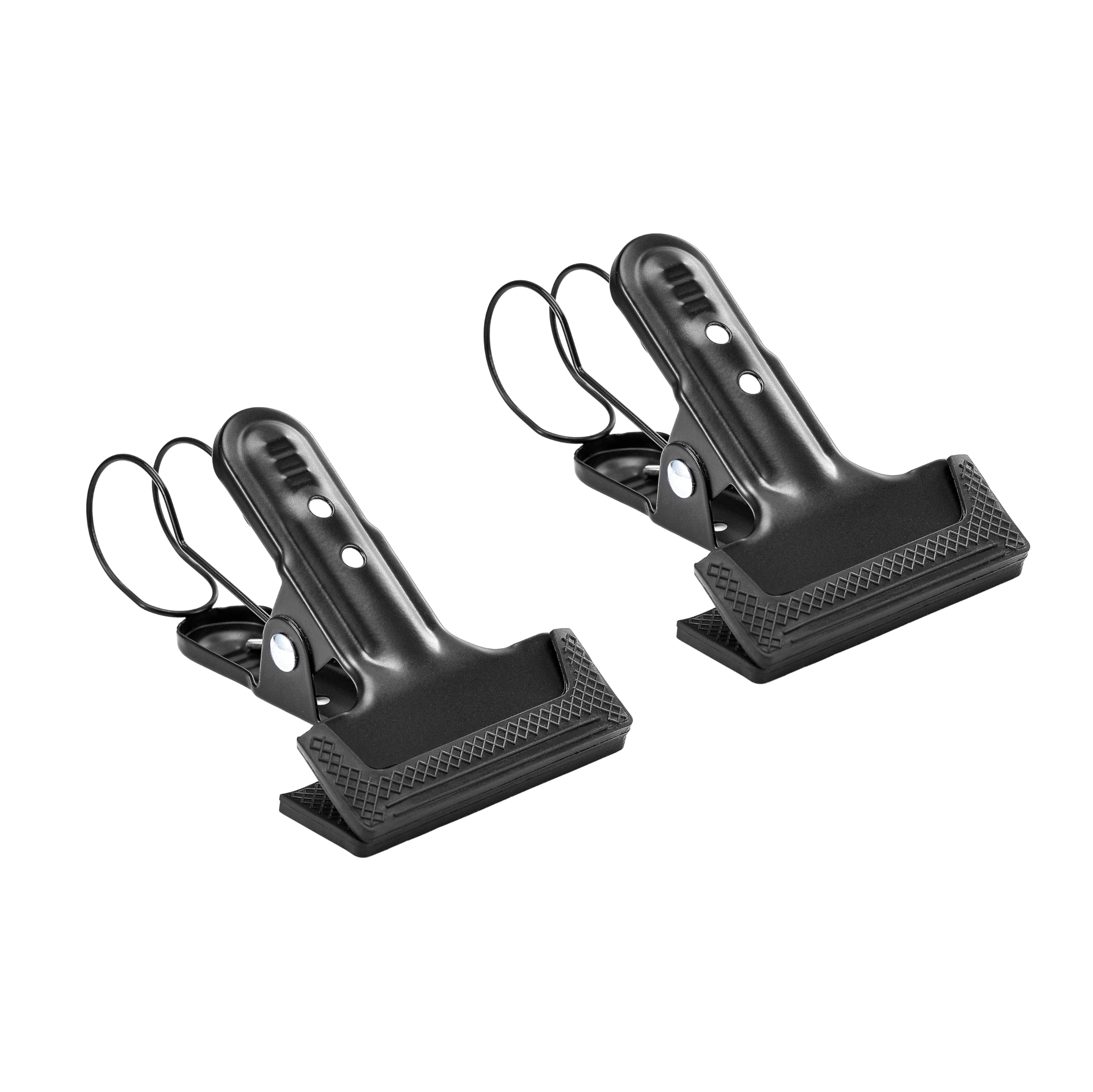 2 Pieces of Big Power Spring Clamps with Hooks, Photo Hook Background Clip for Photography, Photo Props with Hook Clip