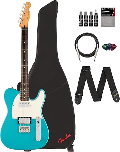 Miniatura 14 de Fender Player II Telecaster - Paquete color caramelo claro con estuche, correa, cable, paquete de 3 púas y kit de limpieza para guitarra