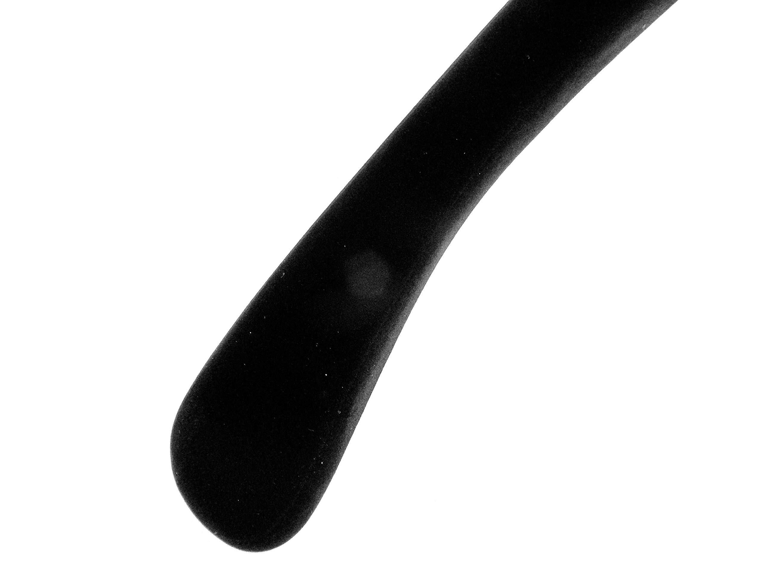 Samt Kleiderbügel für Jacken & Mäntel, 42 cm, schwarz, 10 Stück