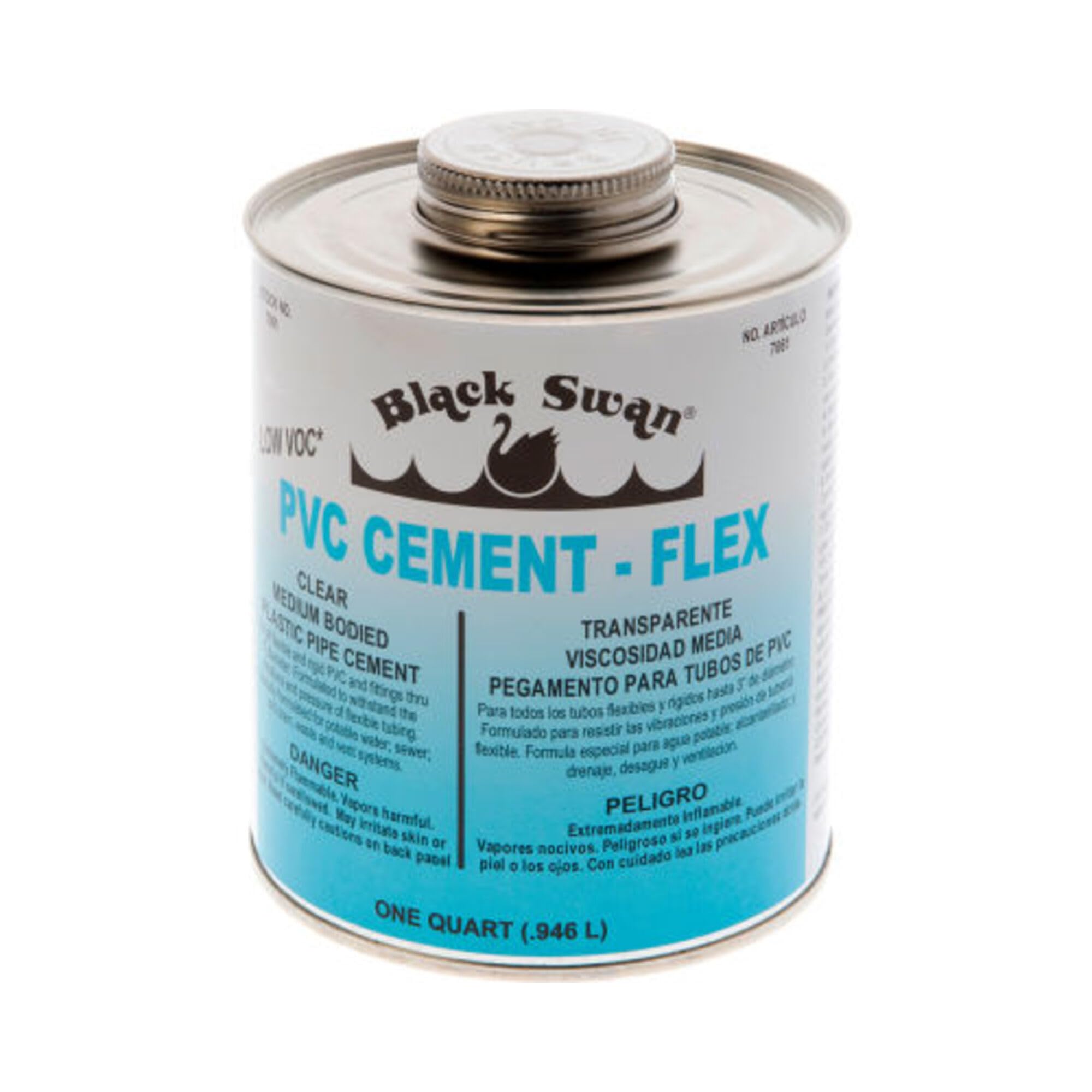 Clear, Medium Bodied PVC-Flex Cement (Pint)