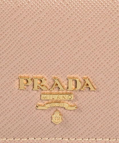 Miniatura 3 de Prada Cartera pequeña de piel Saffiano beige para mujer 1MC122, Beige, Cartera con tarjetero