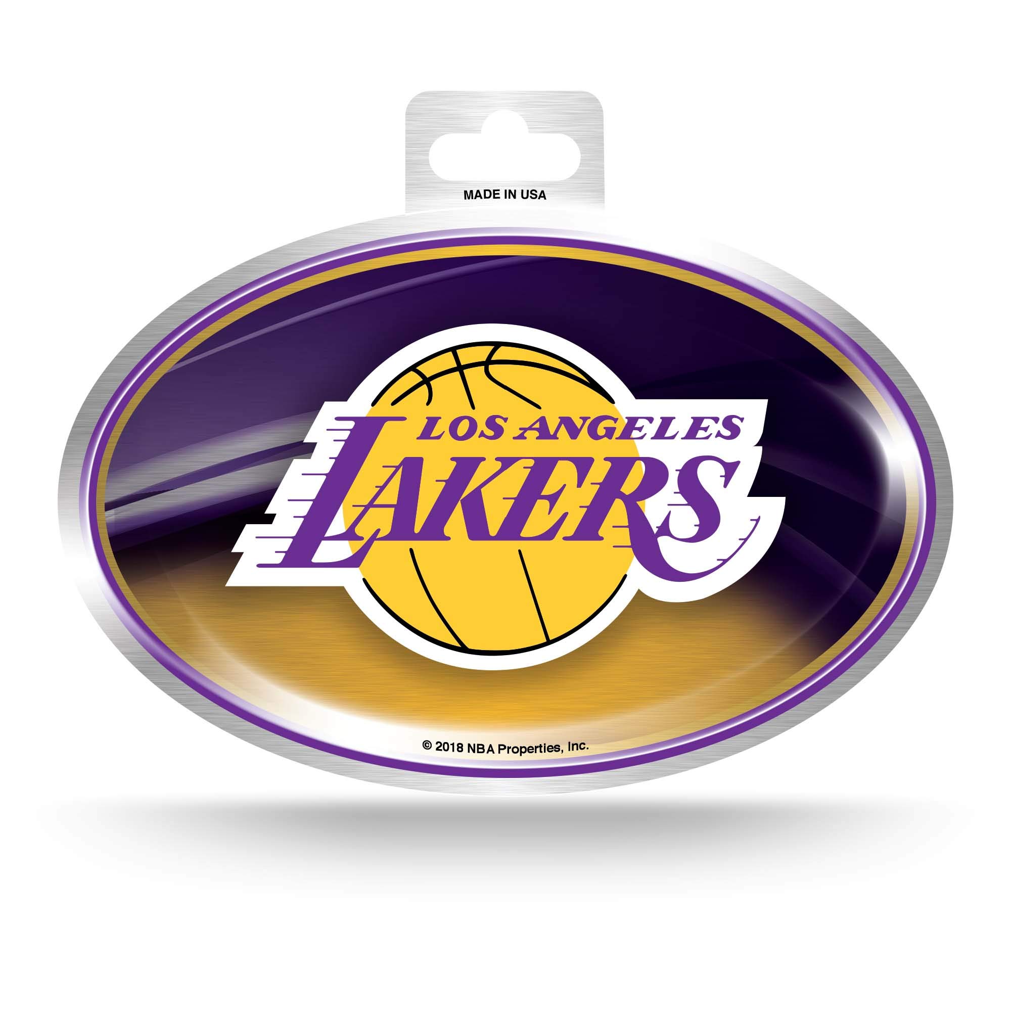 Rico Industries NBA Metallic Team Logo Sticker