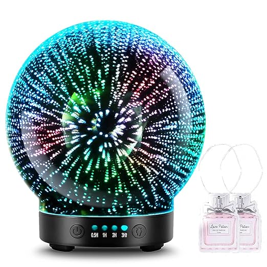 Amazon.com : 3D Glass Aromatherapy Essential Oil Diffuser – Newest ...