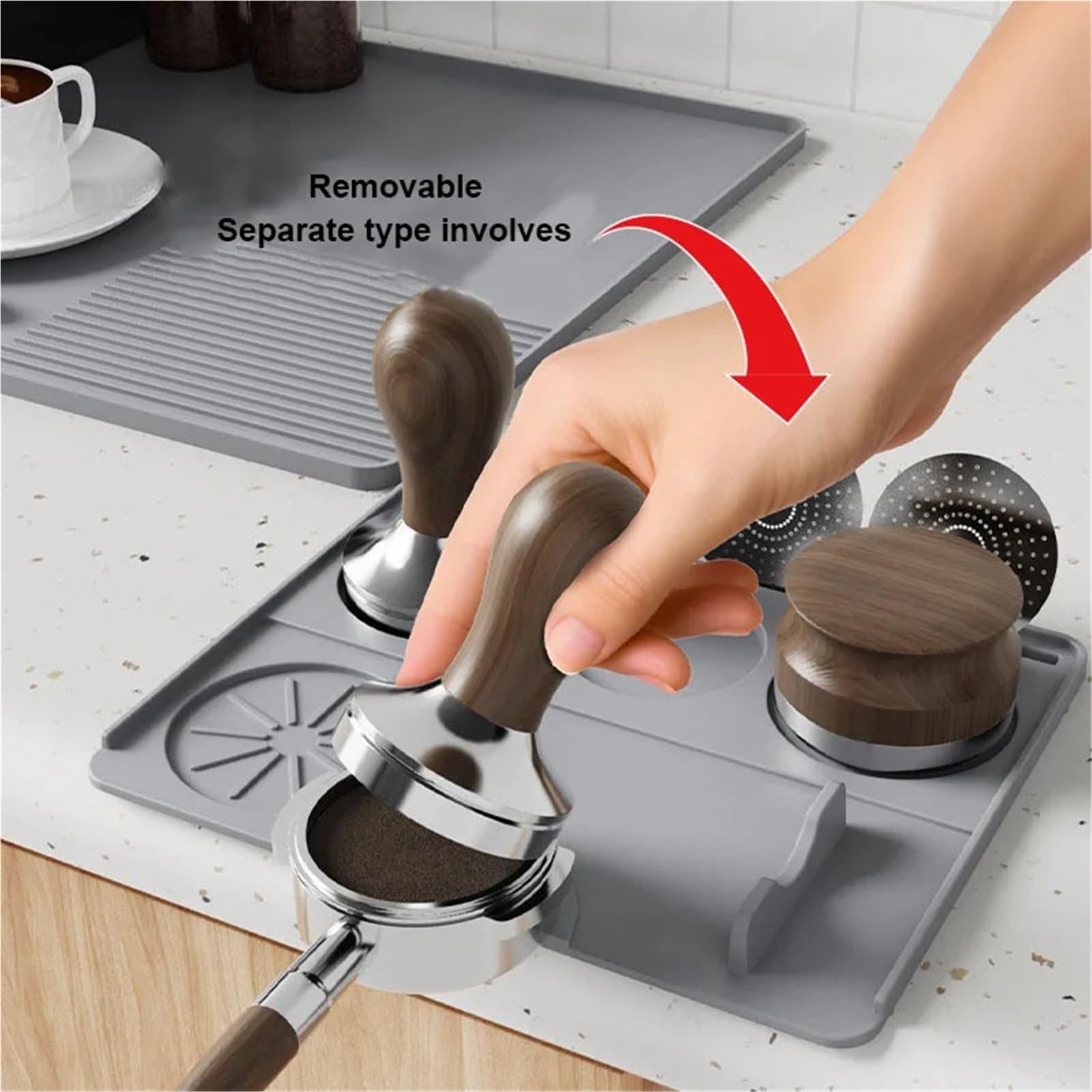 Tappetino Per Asciugare Gli Utensili Tappetini for asciugare i piatti for vassoio da cucina Tappetino di scarico for frutta e verdura Tappetino for polvere di caffè Tappetino di protezione isolante fo