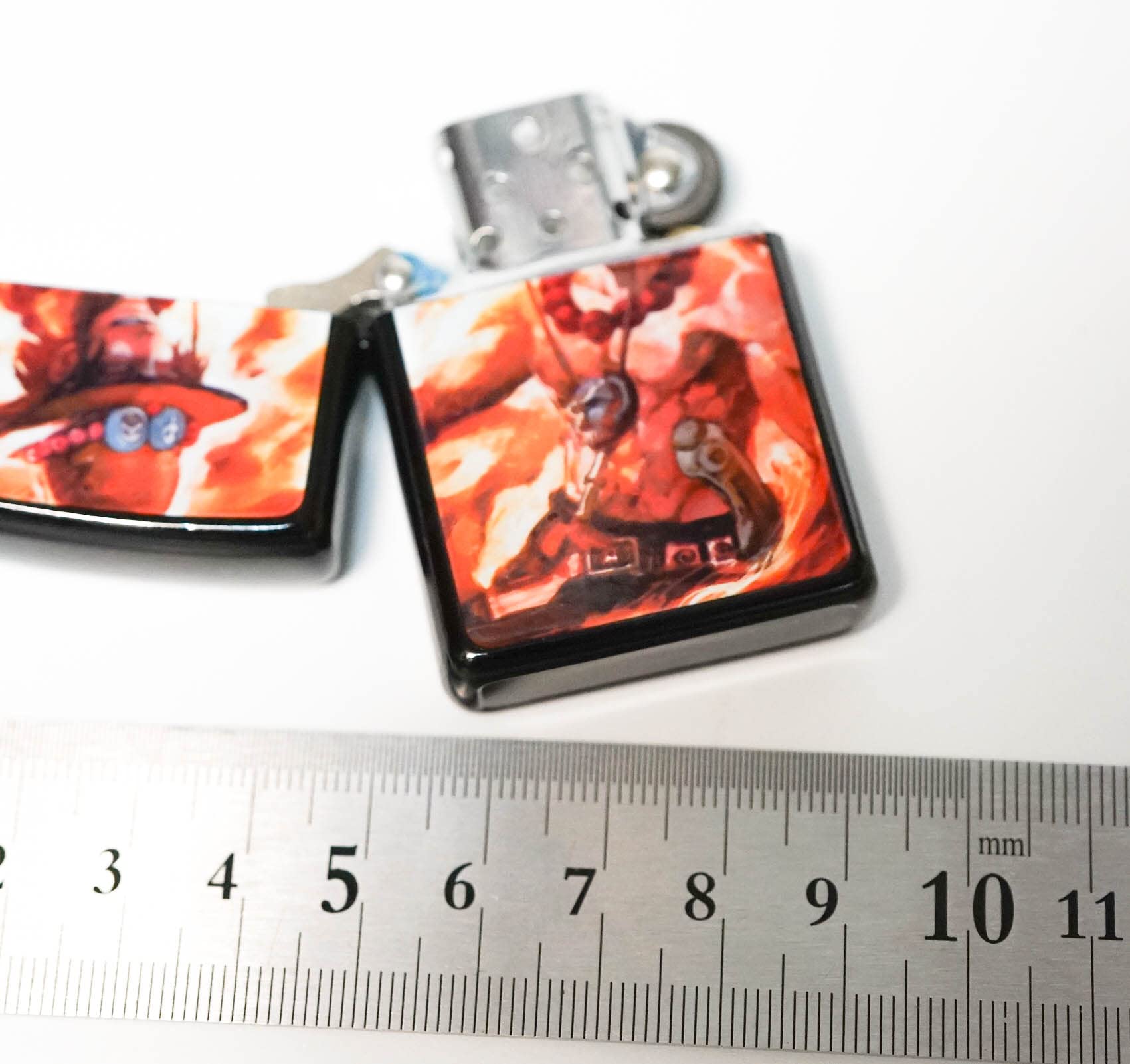 Amazon.co.jp: エース ワンピース ライター onepiece zippo型 ジッポ型 