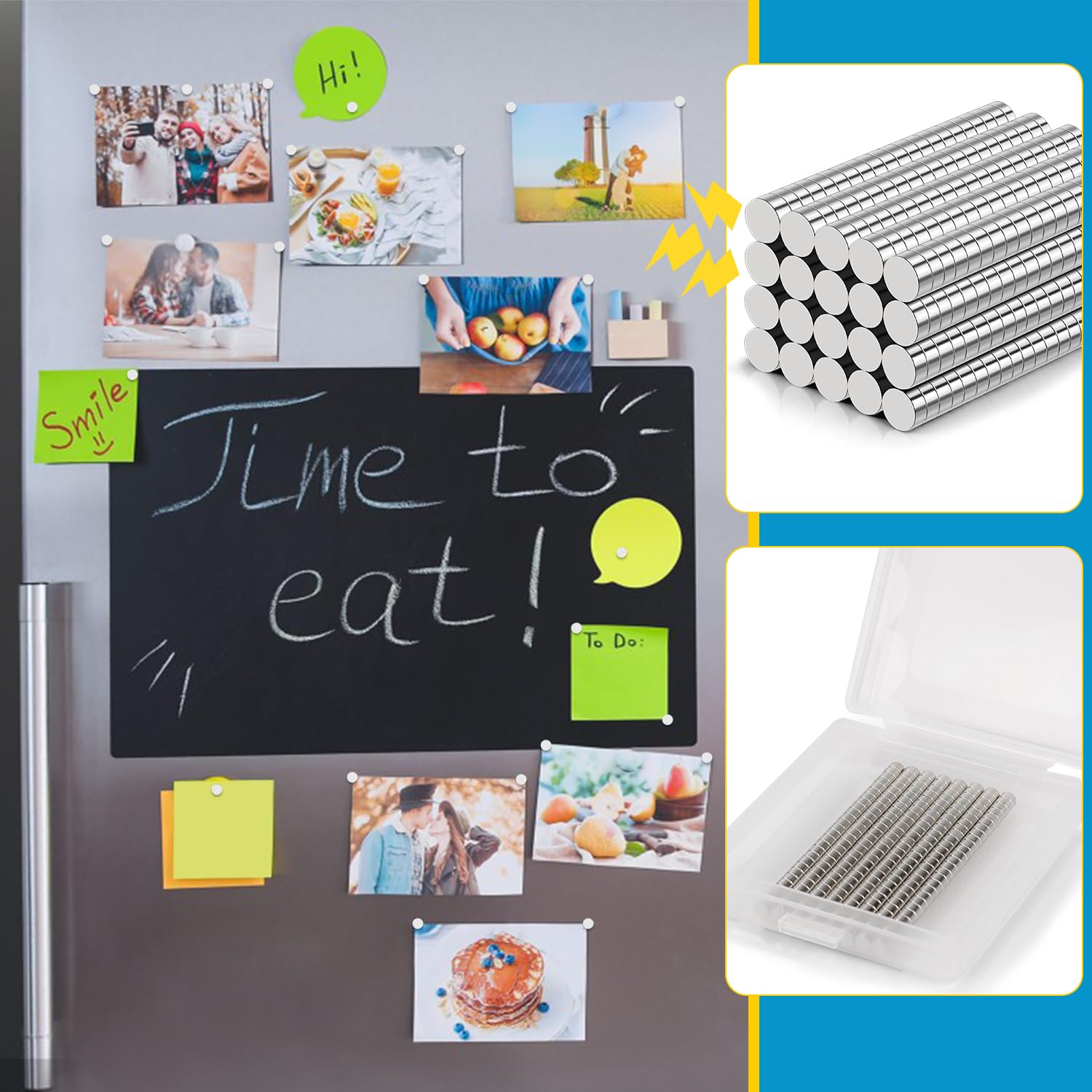 BEST CHOICE MAGNETS 400 Pack Small Refrigerator Magnets 0.12x0.08Inch — Amazon image 6