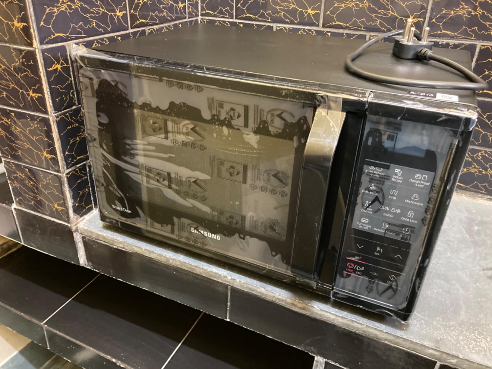 Samsung 28 L Convection Microwave Oven (MC28H5013AK/TL, Black) Amazon