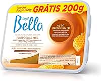 Depil Bella - Cera Depilatória Própolis e Mel Alto Rendimento Pague 800g Leve 1kg
