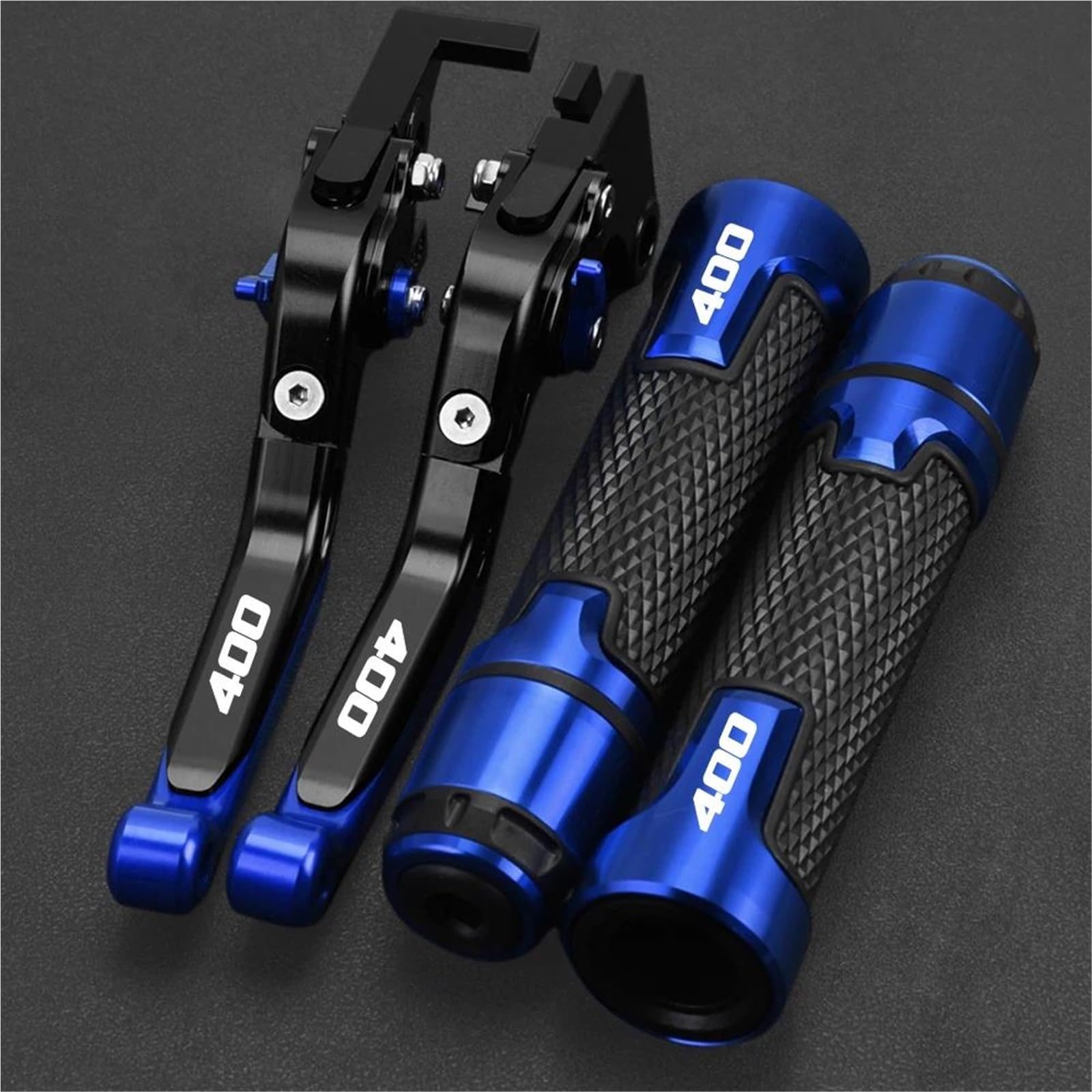Gquikgw Blue Replace Brake Clutch Levers Motorcycle Parts Handles Adjustable Folding Extendable For Cb1 Cb400f 1989 1990 1991(Blue)