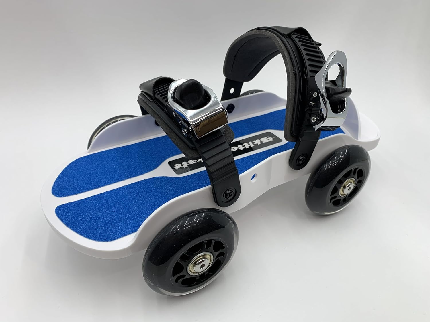 Strap-On Roller Skates for Adults - Use Your Own Shoes - Adjustable Straps - 80mm PU Wheels for Indoor/Outdoor Riding - Lightweight Recreational Skates