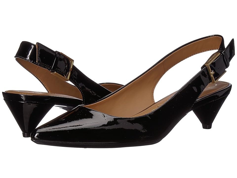 

Calvin Klein Lara (Black) Women's 1-2 inch heel Shoes